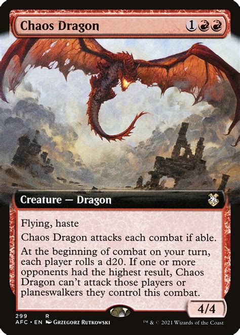 The chaotic dragon of magic